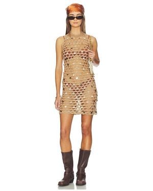 superdown Kippa Halter Mini Dress - White