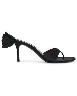 Magda Butrym Flower Sandal Heel - Black