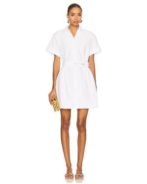 Hevron Harlow Dress - White