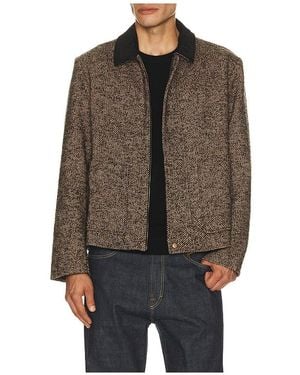 Percival Jacke Herringbone - Braun