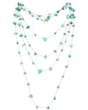 petit moments Lange Halskette Murtal - Weiß