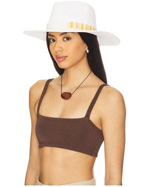 Nikki Beach Kaylee Fedora En Color Blanco Talla - Negro