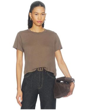 ÉTERNE Cotton Short Sleeve Boxy Tee - Black