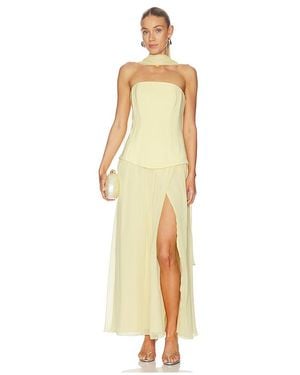 Line & Dot Fond Dress - Metallic