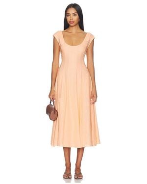 GUIZIO Kleid Leila Linen - Weiß