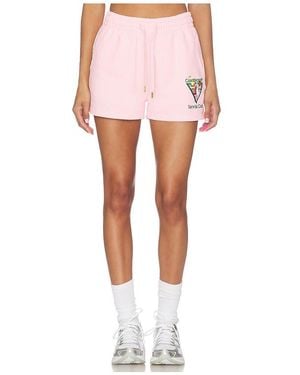 CASABLANCA Tennis Club Classic Shorts - Pink