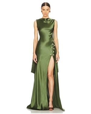 SAU LEE Priscilla Gown - Green
