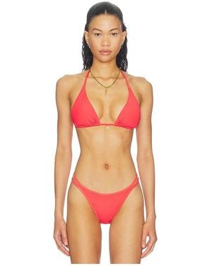 MINKPINK Toscana Triangle Bikini Top - Orange