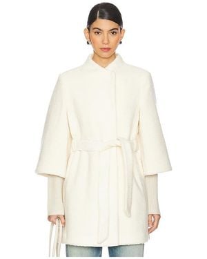 SOIA & KYO Mariah Coat - White