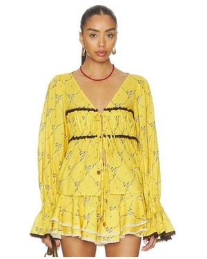 Siedres Riby Top - Yellow