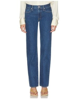 SLVRLAKE Denim Chloe Low Rise Straight Leg Jean - Blue