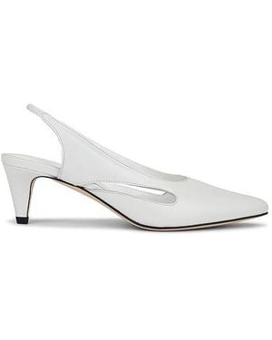 BY FAR Runa Slingback - White