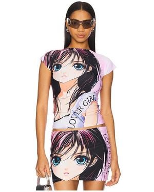 1XBLUE T-Shirt Mit Motiv Lover - Weiß