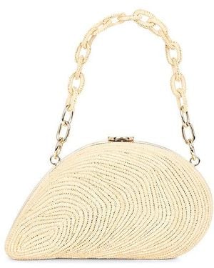 Jonathan Simkhai Bridget Oyster Shell Clutch - Natural