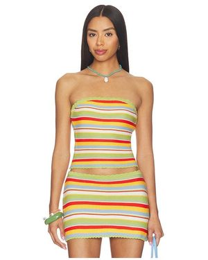 Solid & Striped The Celeste Tube Top - Orange