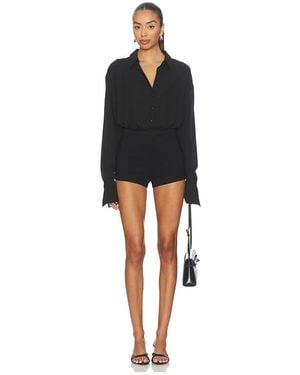 ALL THE WAYS Clarissa Romper - Black