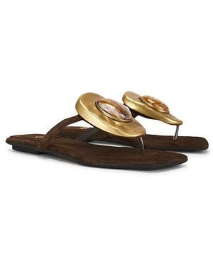 Jeffrey Campbell Bazaar Flat Sandal - Multicolour