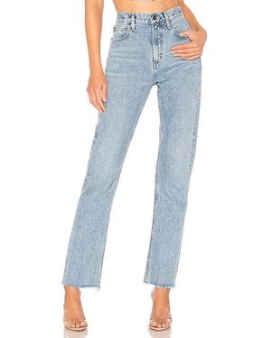Agolde Cherie High Rise Straight Jeans - Blue