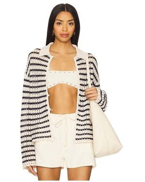 Rag & Bone Cardigan Mit Streifen Khloe - Natur