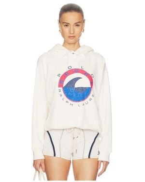 Polo Ralph Lauren Island Fleece Hooded Sweatshirt - White