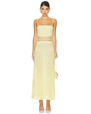 Tularosa Yokine Midi Dress - Metallic
