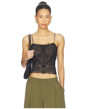 Free People Love And Lace Cami - Black