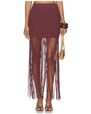 OSIS STUDIO Libby Skirt - Red