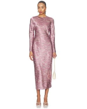 Veronica Beard Midi Gemma Dress - Red