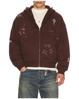 JUNGLES JUNGLES Hoodie Impules - Braun