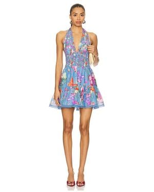Charo Ruiz Faye Short Dress - Blue