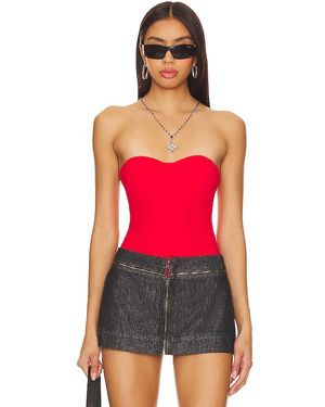 superdown Stef Bustier Bodysuit - Red