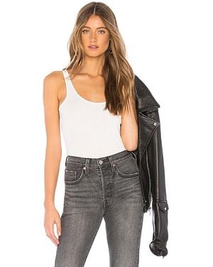 James Perse The Daily Racer Tank - White