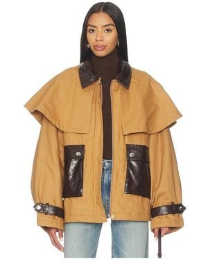 WeWoreWhat Cocoon Barn Jacket - Orange