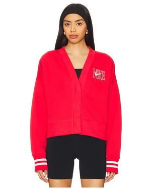 Nike Over-Oversized Graphic Cardigan - Red