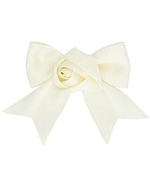 petit moments X Scott King Hair Madonna Bow Clip - White
