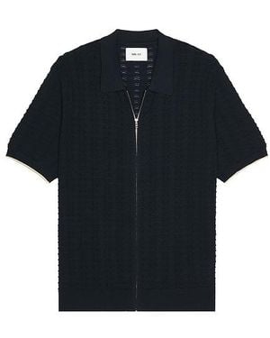 NN07 Gustav Full Zip 6636 - Blau