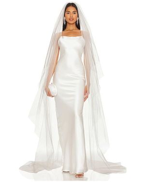 Ofrenda Studio Love Plain Veil With Blusher - White