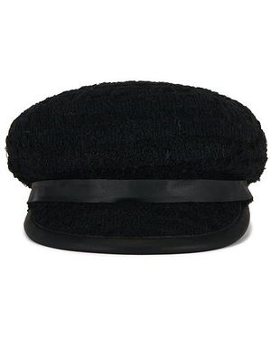 MISBHV Gavroche Tweed Cap - Black