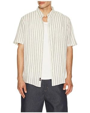 Faherty Short Sleeve Breeze Shirt - White