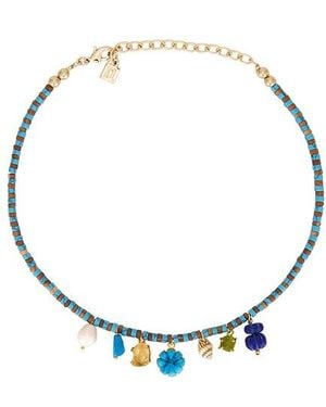 DANNIJO Mala Necklace - Blue