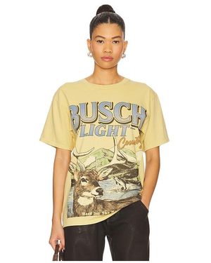 Junk Food Busch Light Deer Tee - Yellow