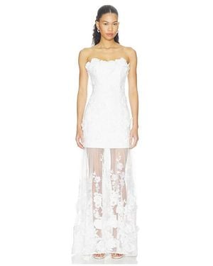 Elliatt Lorina Strapless Gown - White
