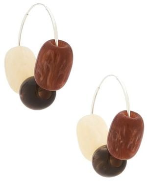 Casa Clara Hikina Earrings - White