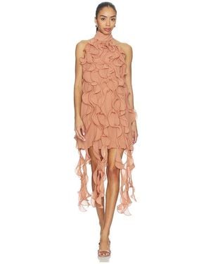 Aniye Records Gaby Ruffle Dress - White