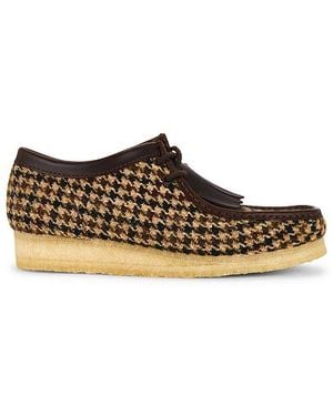 Clarks Wallabee Moccasin Shoe - Braun