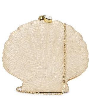 Emm Kuo Woven Shell Clutch - Natural
