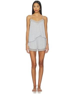 Flora Nikrooz Maven Cami & Short Set With Lace - Multicolor