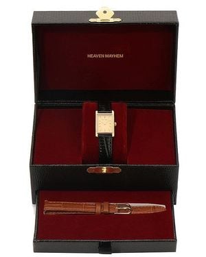 Heaven Mayhem Uhr Mit Lederarmband Carino - Rot