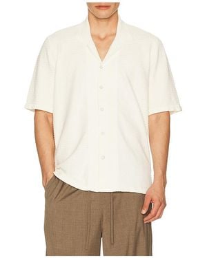 Rag & Bone Zuma Ottoman Camp Shirt - White