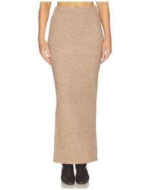 ALL THE WAYS Falda Elsie En Color Bronce Talla (También En M, S, Xs) - Blanco